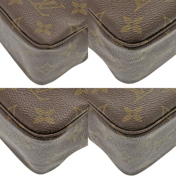 LOUIS VUITTON Brown Monogram Pouch - Picture 4 of 10